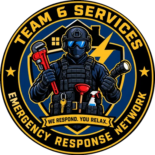 Team 6 Services emergency response network badge